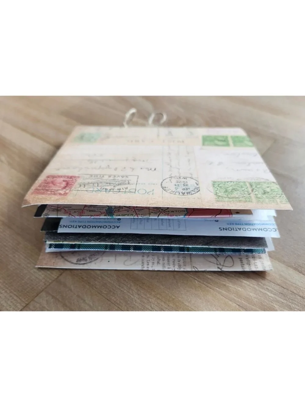 Travel Theme Junk Journal Handmade 66 pages